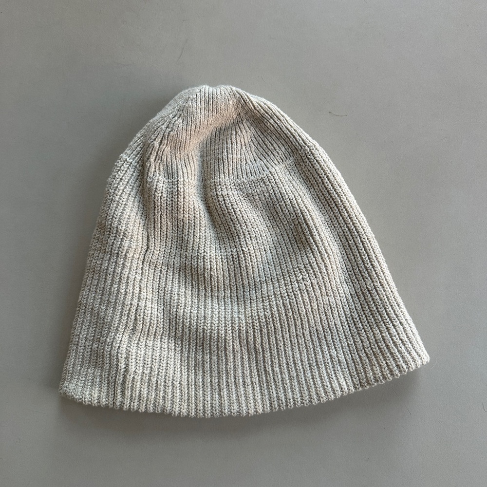 Buck Mason - Cozy Cream Knit Beanie - Picture 2 of 3